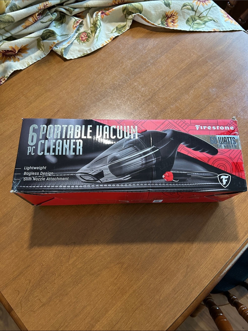 Firestone Black Portable Vacuum Cleaner - 6 Pc